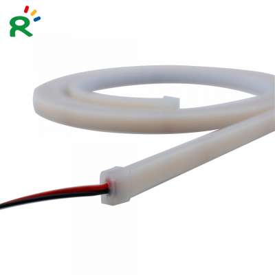 New Design 512LEDs/m 24V Natural White(4000K) IP68 Milky Extrusion Waterproof Uniform Lighting Flexible COB LED Strip