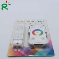 RGB led strip controller RF wireless 12-24VDC wall mounted M3