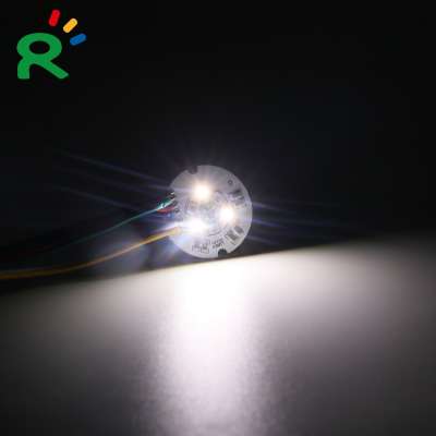 SMD3030  DC12V 9W 6LEDs RGB+3000K+6000K Round LED Module for Track Lights