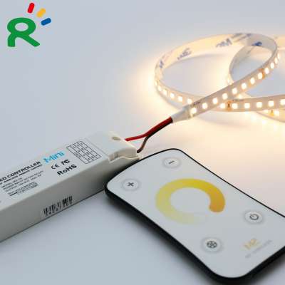 Color temperature tunable controller with remote for LED strip RF wireless