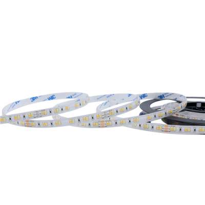 CRI95 Tunable Colors WW3200K/CW6000K LED Strip CCT SMD 2835 24VDC 120LEDs/m IP65 Waterproof